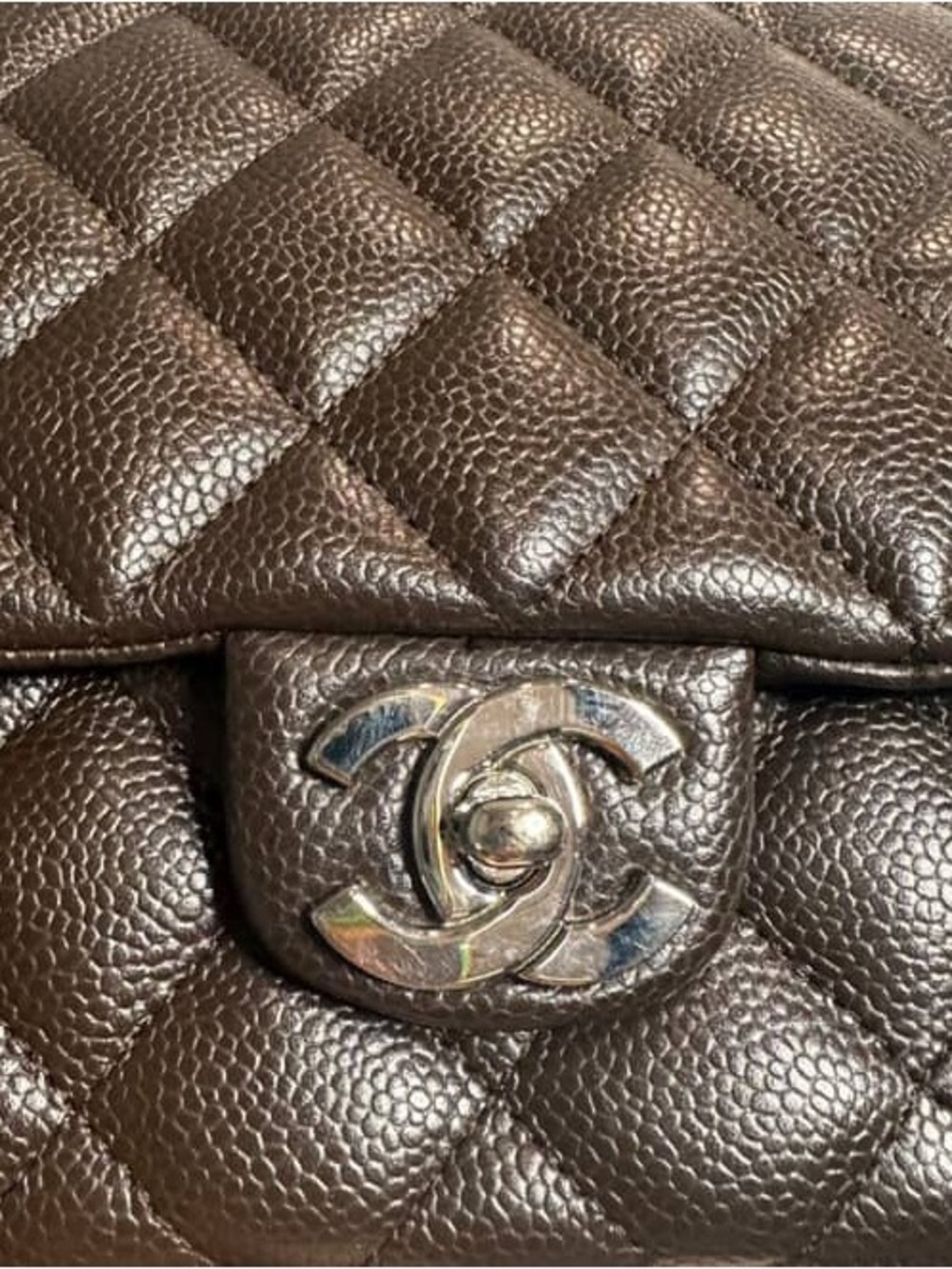 CHANEL Kelly caviar with SHW - Picture 2 of 10